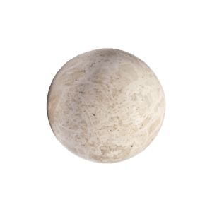 Beyaz Doğal Taş Küre